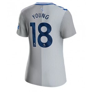 Lacne Ženy Futbalové dres Everton Ashley Young #18 2023-24 Krátky Rukáv - Tretina